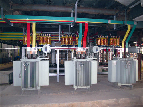 Field isolation transformer system of all electric melting furnace
